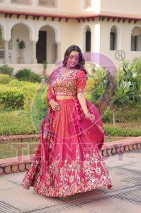 Designer Sequins Embroidered Lehenga Choli Set