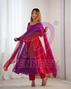 Fox Georgette Anarkali Set
