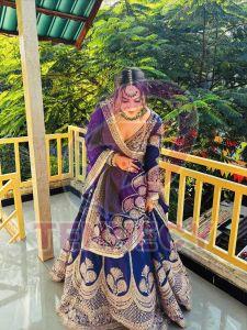 Georgette Sequin Lehenga Set