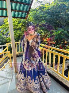 Georgette Sequin Lehenga Set