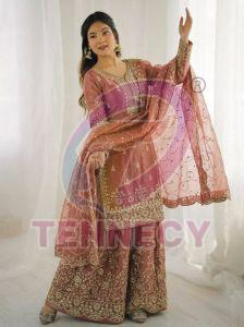 Gmy Silk Mother Daughter Set