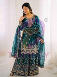 Gmy Silk Mother Daughter Set