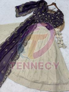 Heavy Kali Pattern Lehenga Choli Set