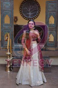 Heavy Kali Pattern Lehenga Choli Set