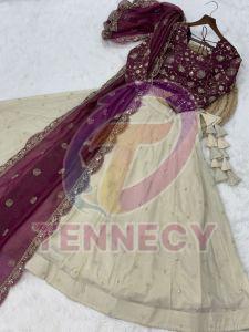 Heavy Kali Pattern Lehenga Choli Set