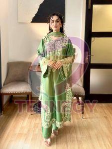 Organza Silk Plazzo Set