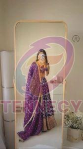 Pink Jacquard Lehenga Choli Set