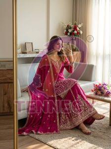 Premium Ethnic Sharara Dupatta Set