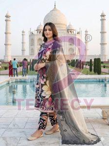 Printed Muslin Suit Set
