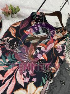 Printed Muslin Suit Set