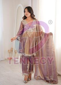 Real Mirror Embroidered Ethnic Suit Set