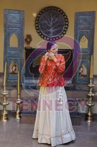 Sequins Embroidered Party Wear Lehenga Set