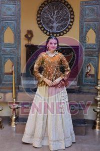 Sequins Embroidered Party Wear Lehenga Set