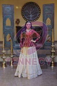 Sequins Embroidered Party Wear Lehenga Set
