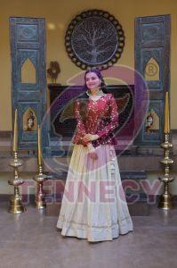 Sequins Embroidered Party Wear Lehenga Set