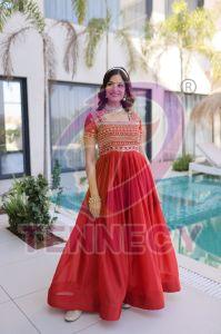 Sequins Zari Embroidered One Piece Gown