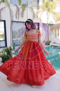 Sequins Zari Embroidered One Piece Gown