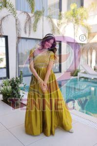 Sequins Zari Embroidered One Piece Gown