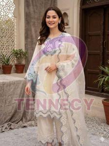 Pakistani Style Cut Work Palazzo Suit Set