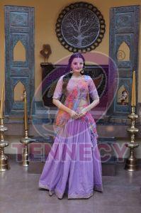 Womens Zari Sequins Wedding Lehenga Set