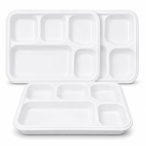 5 Compartment Bagasse Disposable Tray