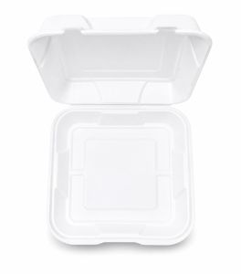 9x9 Inch Disposable Clamshell Container
