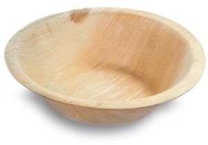 6 Inch Round Areca Leaf Bowl