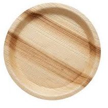 8 Inch Round Areca Palm Leaf Plate