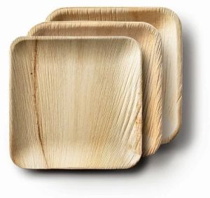 8 Inch Square Areca Leaf Plate