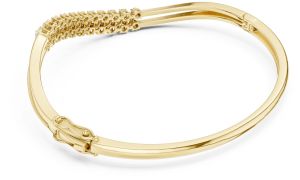 Elegant Curved Diamond Bangle