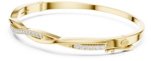 Elegant Twisted Diamond Bangle Bracelet
