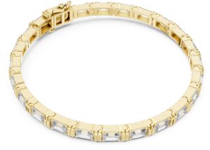 Emerald Cut Diamond Tennis Bracelet