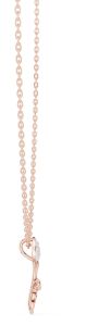 Fancy Sparkling Tulip Diamond Pendant