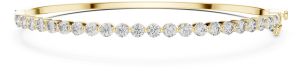 Graceful Diamond Half Tennis Bangle