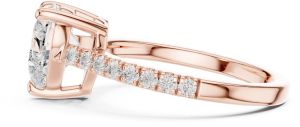 Heart Solitaire Diamond Engagement Ring
