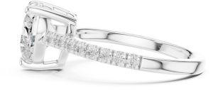 Heart Solitaire Diamond Engagement Ring