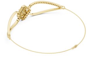 Infinity Halo Diamond Bracelet