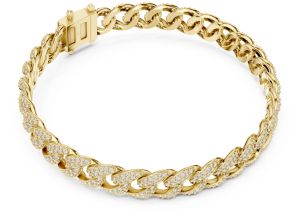 Luxury Cuban Link Diamond Bracelet