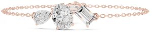 Modern Multi Shape Diamond Bracelet