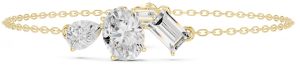 Modern Multi Shape Diamond Bracelet