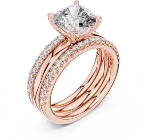 Princess Solitaire Diamond Bridal Ring