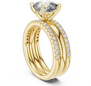 Princess Solitaire Diamond Bridal Ring