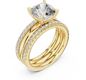 Princess Solitaire Diamond Bridal Ring