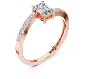 Princess Solitaire Diamond Engagement Ring