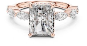 Radiant Princess Cut Diamond Ring