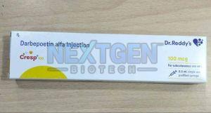 Cresp 100mcg Darbepoetin ALFA Injection