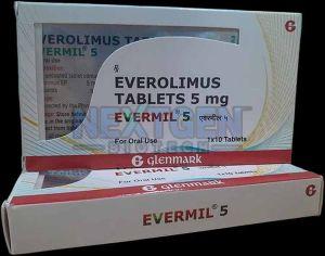 Evermil 5mg Everolimus Tablet