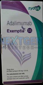 Exemptia 40mg Adalimumab Injection