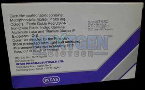Mycofit 500mg Mycophenolate Mofetil Tablet