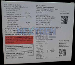 Nanoxel 100mg Paclitaxel Injection